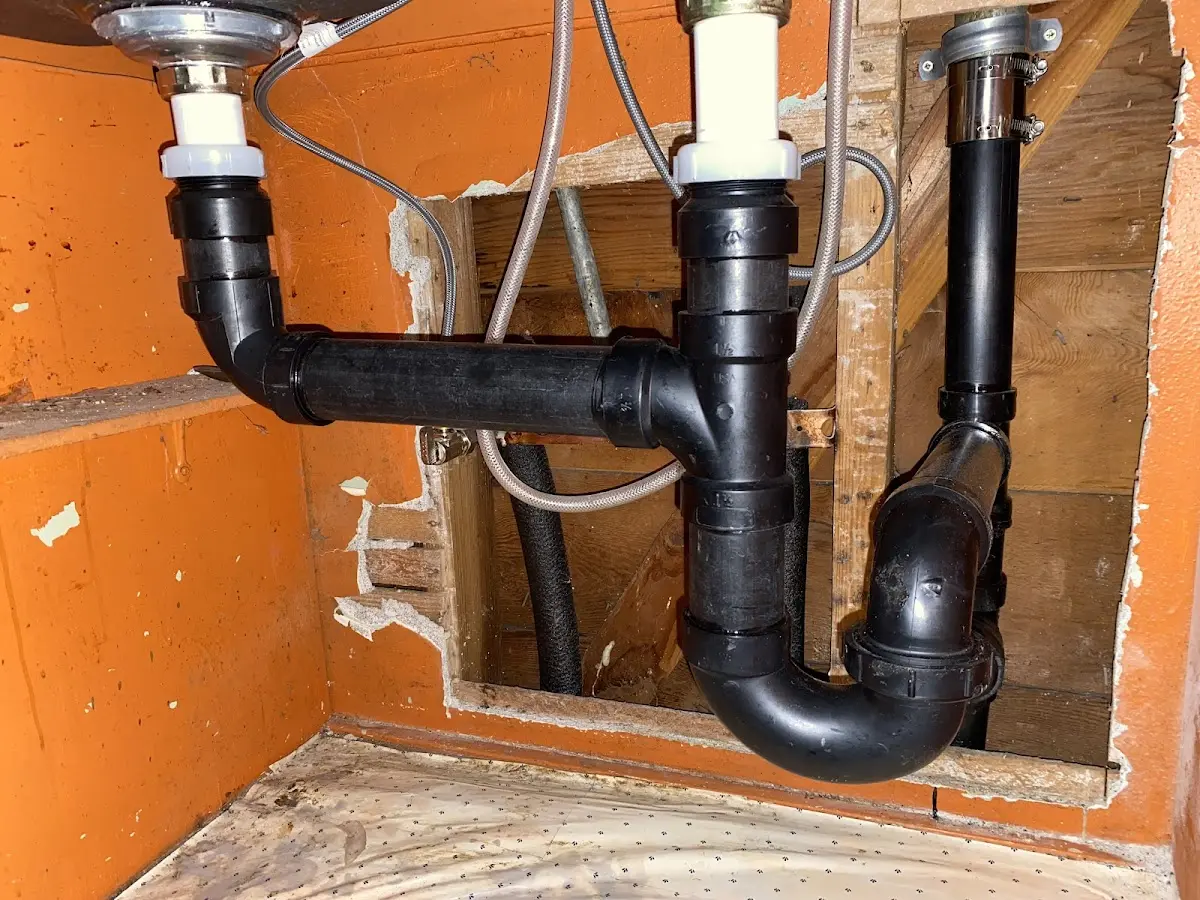 Professional Repiping Services equipment and tools on the job in Sherman